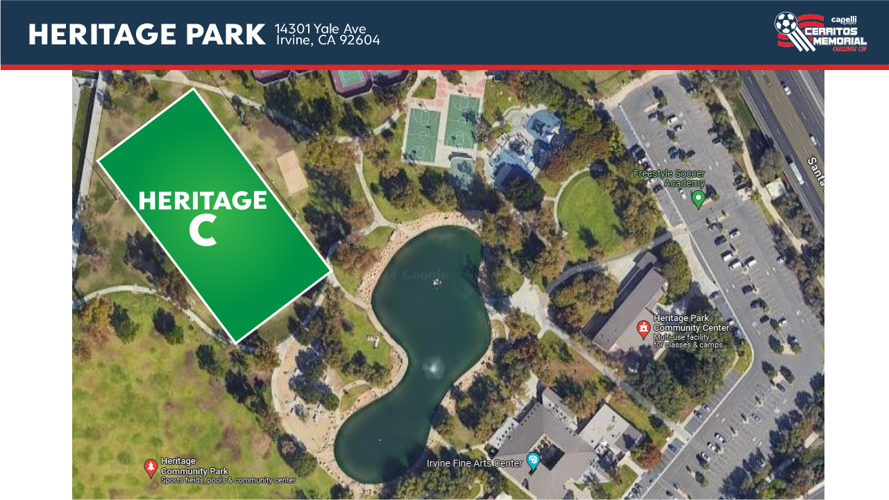 CMCC2024 field map for heritage park, irvine
