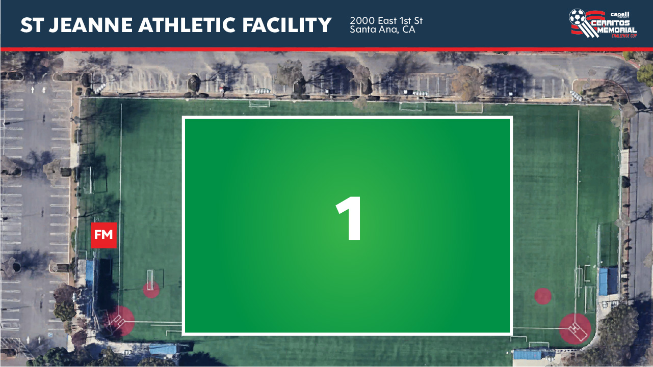 cmcc2024 field map for st jeanne's athletic facility